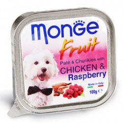 MONGE Paté and Chunkies with Chicken and Raspberry
