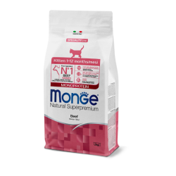 Monge Natural Superpremium Monoprotein Kitten Beef