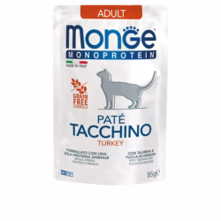 MONGE Solo Cat Monoprotein Paté ADULT Turkey