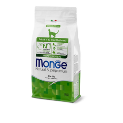 MONGE Natural Superpremium Monoprotein Adult Cat Rabbit