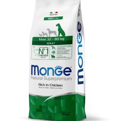 MONGE Natural Superpremium Maxi Adult Rich in Chicken