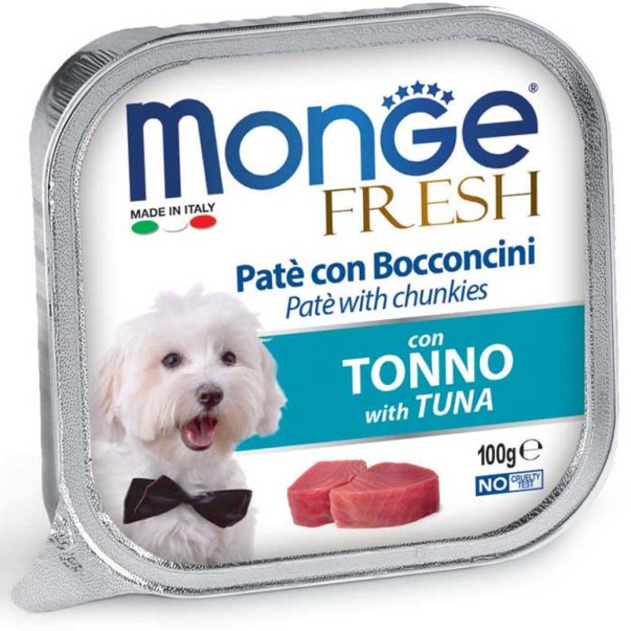 MONGE Paté and Chunkies with Tuna