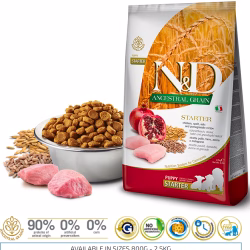N&D DOG PUMPKIN CHICKEN & POMEGRANATE STARTER PUPPY ALL BREEDS 2.5 KG