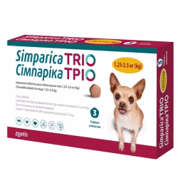 Симпарика Трио 1,25–2,5 мг