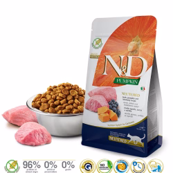 N&D CAT PUMPKIN LAMB & BLUEBERRY NEUTERED ADULT 5 KG
