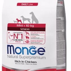 MONGE Natural Superpremium All Breeds Puppy & Junior Monoprotein Beef with Rice
