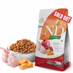 N&D CAT  PUMPKIN QUAIL & POMEGRANATE  NEUTERED  ADULT 10 KG